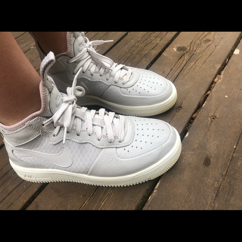 Light Purple Hightop Air Force 1s